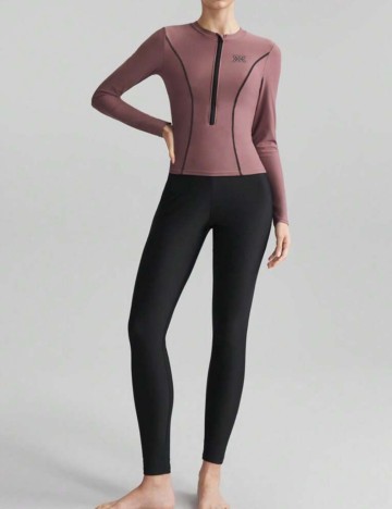 Bluză cu fermoar Shein, mix culori