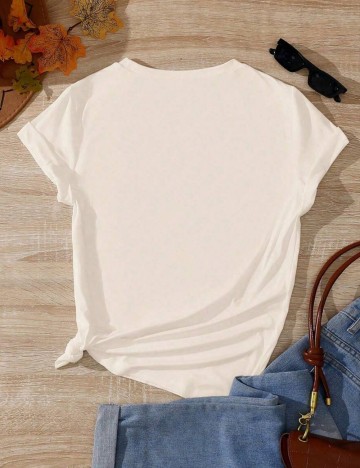 Tricou Shein, crem