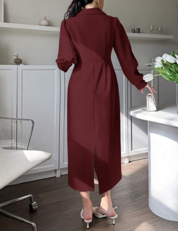 Rochie midi Shein, vișiniu