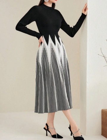 Rochie maxi Shein, mix culori