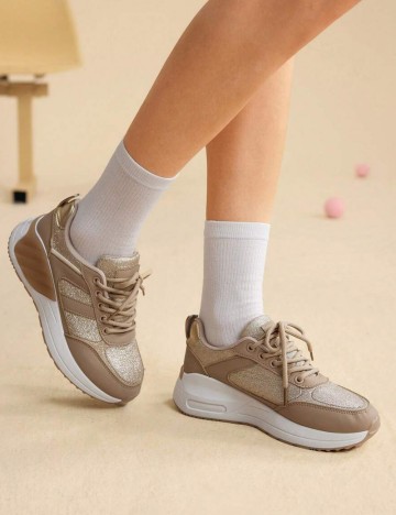 Pantofi Sport Shein, auriu