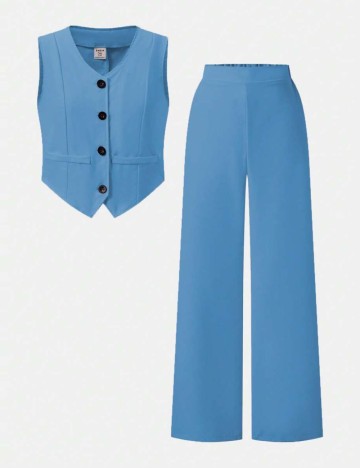 Compleu Shein, albastru