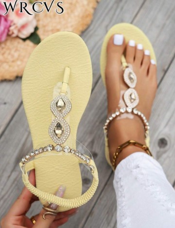 Sandale Shein, galben