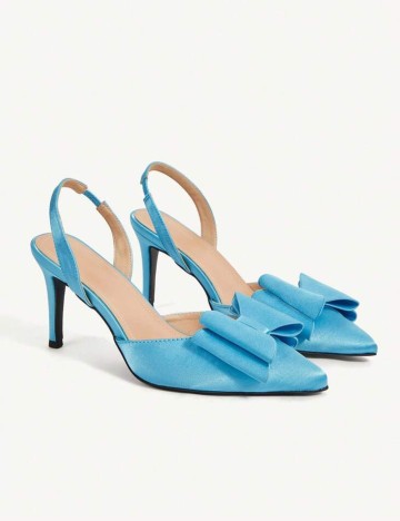 Pantofi cu toc Shein, albastru