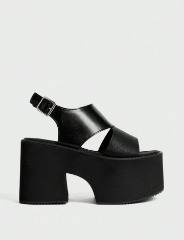 Sandale cu platformă Shein, negru