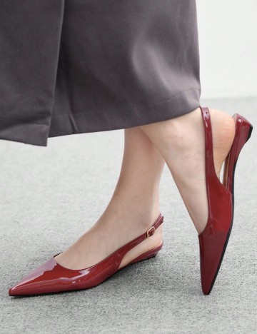 Pantofi Shein CUCCOO, vișiniu