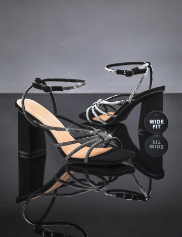 Sandale Cu Toc Shein, negru