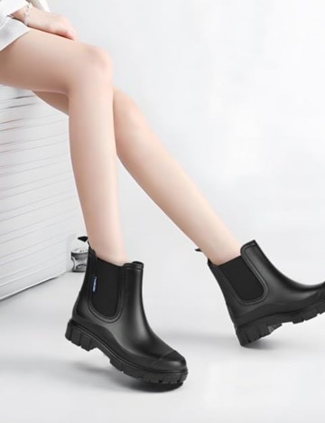 Cizme de cauciuc Shein, negru