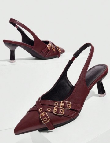 Pantofi Sport Shein CUCCOO, vișiniu