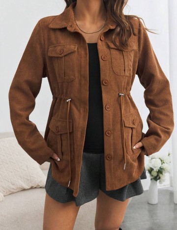 Jachetă Shein, maro