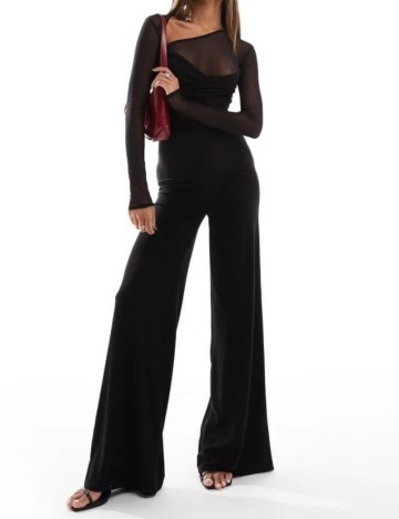 Salopetă lungă ASOS, negru