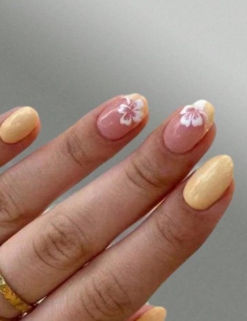 Set Unghii false Shein, galben