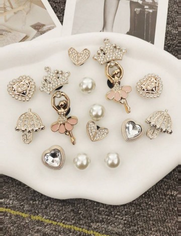 Set accesorii pentru crocs Shein, mix culori