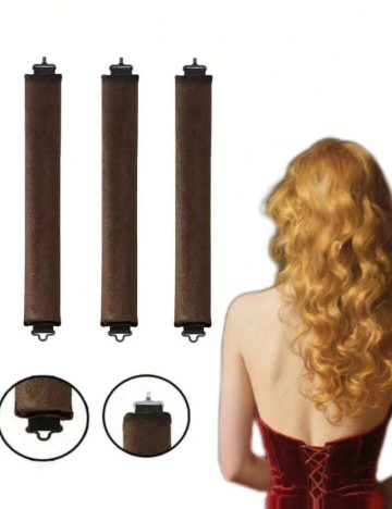 Set accesorii pentru păr Shein, maro