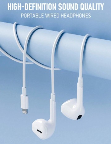 Căști Iphone Shein, alb