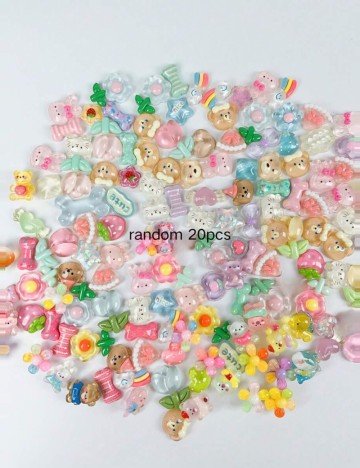 Set accesorii pentru crocs Shein, mix culori