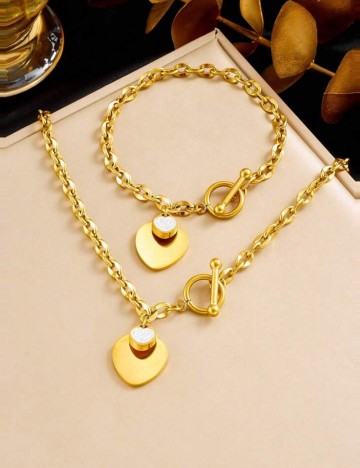 Set Bijuterii Shein, auriu