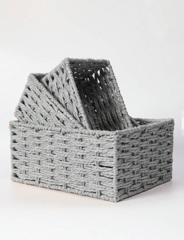 Set cutii depozitare Shein, gri