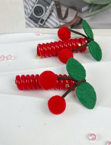 Set accesorii pentru păr Shein, roșu