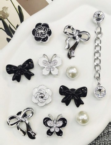 Set accesorii pentru crocs Shein, mix culori