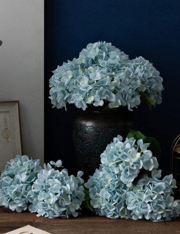 Plantă artificială decorativă Shein, albastru