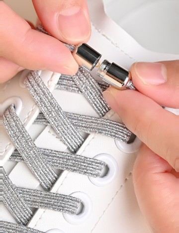 Șireturi Shein, argintiu