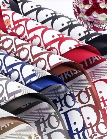 Hârtie de împachetat cu model Shein, negru