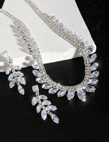 Set Bijuterii Shein, argintiu