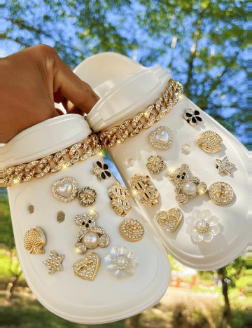 Set accesorii pentru crocs Shein, mix culori