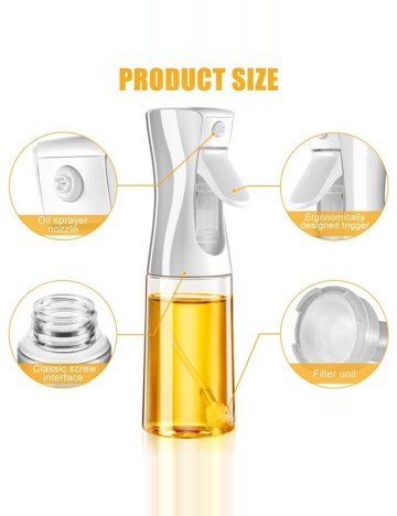 Recipient pentru ulei Shein, transparent