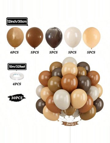 Set baloane Shein, mix culori