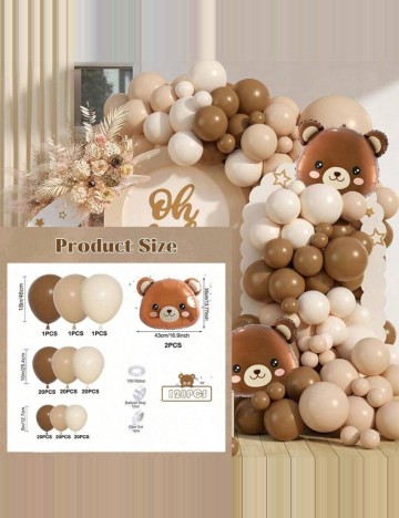 Set baloane Shein, mix culori