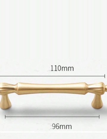 Set mânere de mobilier Shein, auriu