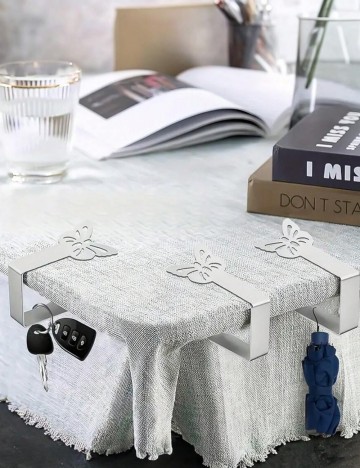 Set clești pentru fața de masă Shein, argintiu