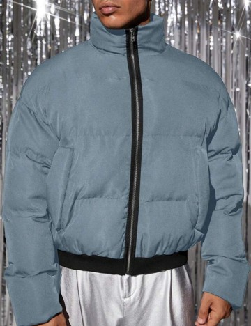 Geaca MANFINITY by Shein, albastru