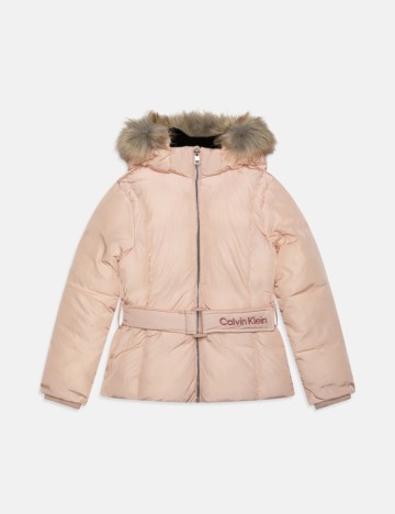 Geacă Calvin Klein, roz