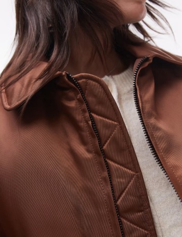 Geacă Topshop, maro