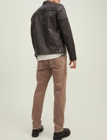 Geacă Imitație Piele Jack & Jones, maro