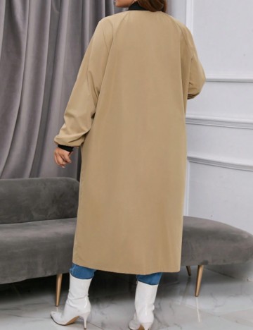 Jachetă lungă Shein Emery Rose, bej