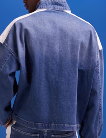 Geacă de blugi ASOS, albastru