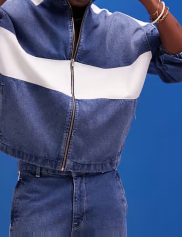 Geacă de blugi ASOS, albastru