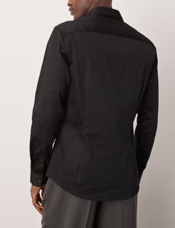 Cămașă ASOS, negru