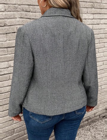 Jachetă Shein Emery Rose, gri