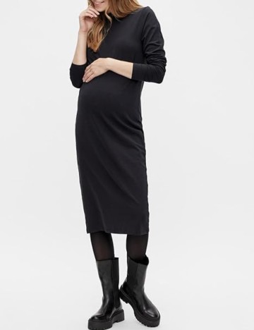 Rochie midi Mamalicious, negru