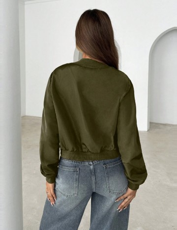 Jachetă Shein, kaki