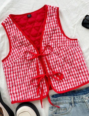 Vestă Shein, roșu