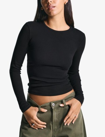 Bluză Bershka, negru