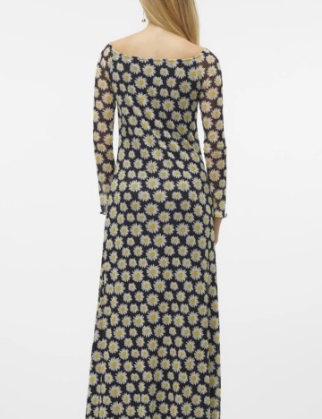 Rochie maxi SOMETHING NEW, negru