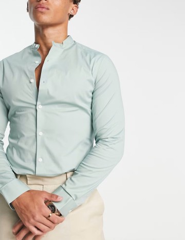 Cămașă ASOS, verde