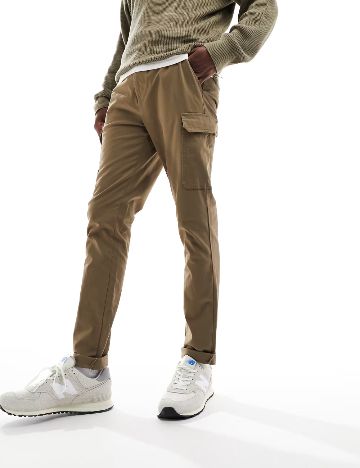 Pantaloni ASOS, kaki